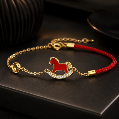 Year of the Horse Red String Bracelet - Fortune Trotve